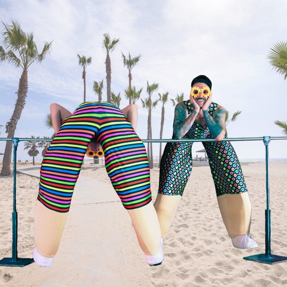 Bouncing Stilt Gymnast Squad