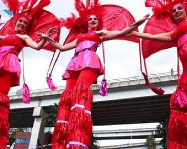 Themed Stiltwalkers