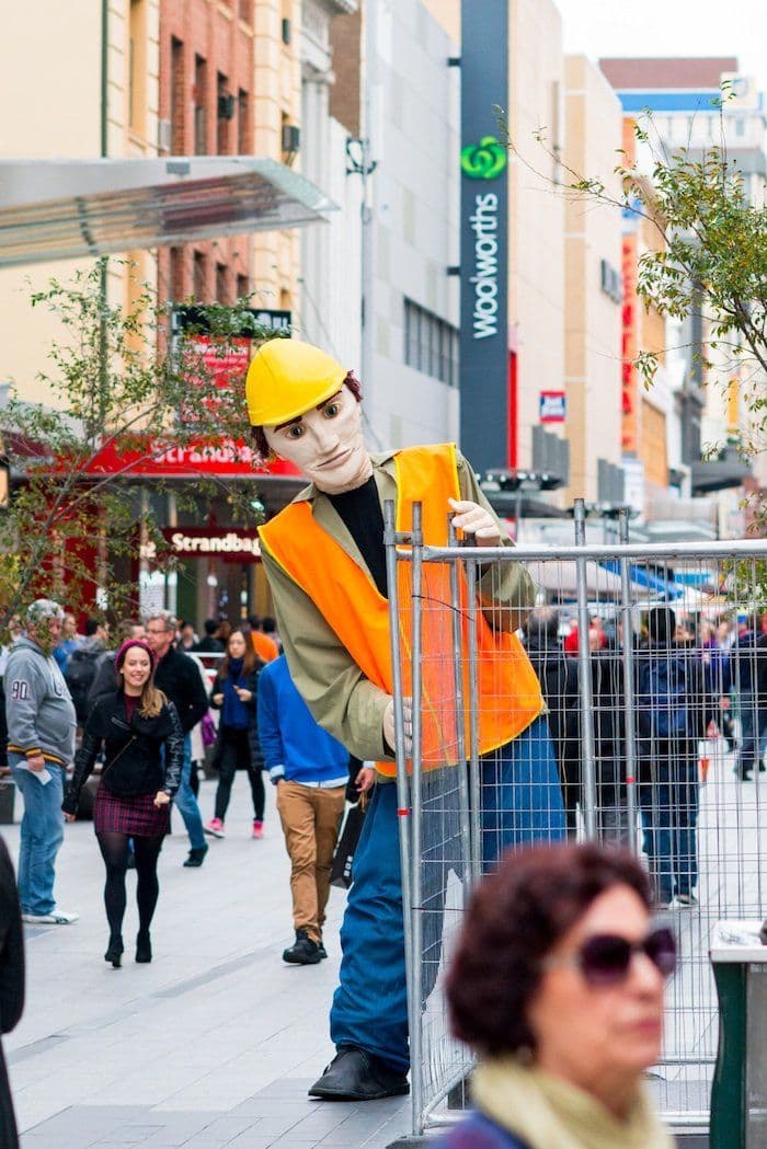 Construction Max the Giant Puppet