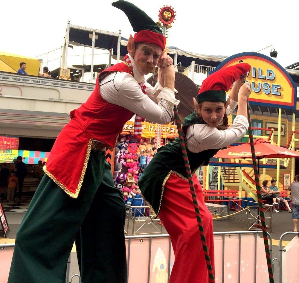 Comedy Circus Christmas Elves