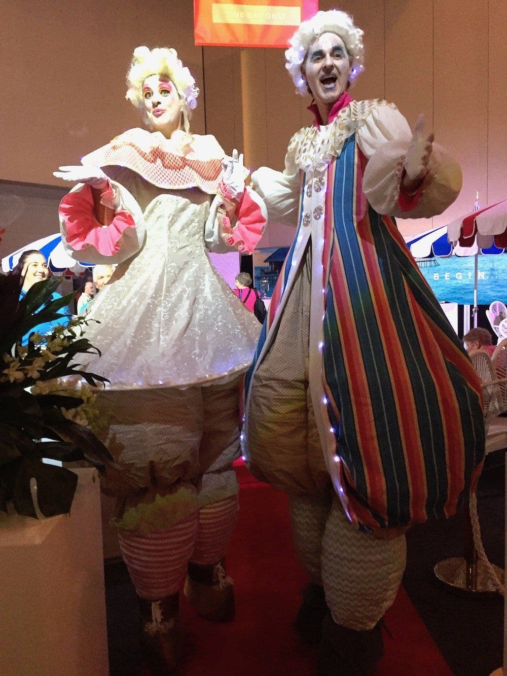Sweet & Spice stilt walkers