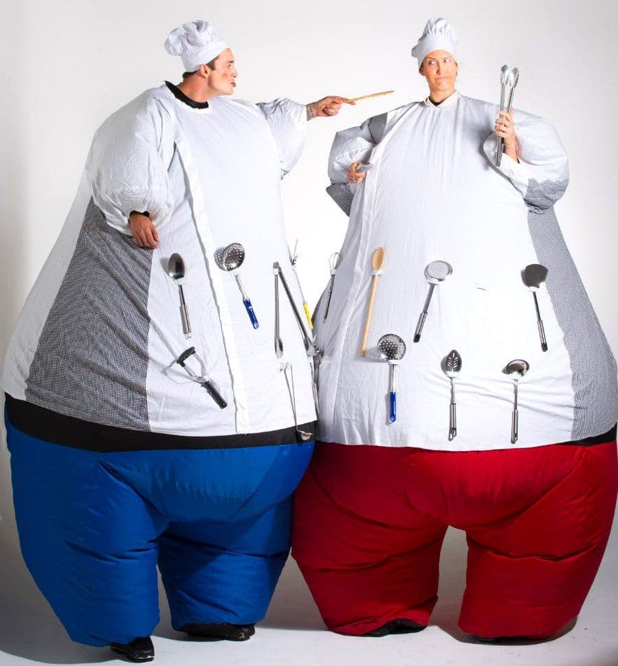 Giant Stilt Chefs