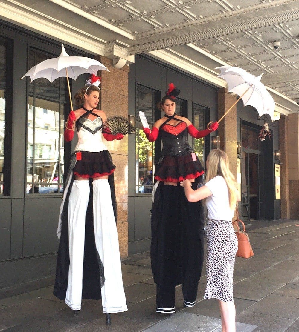 Vintage Circus Stilts