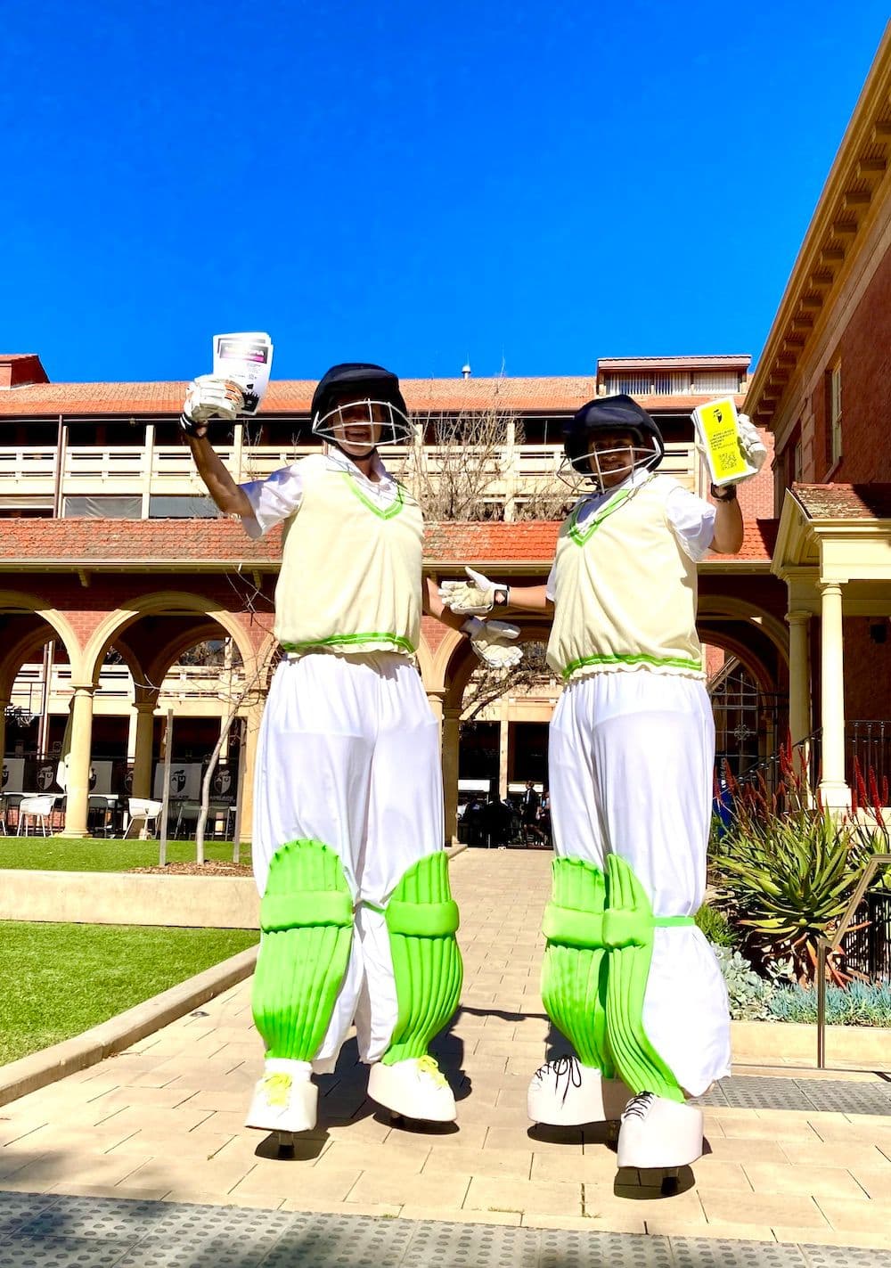 Stilt Cricketers