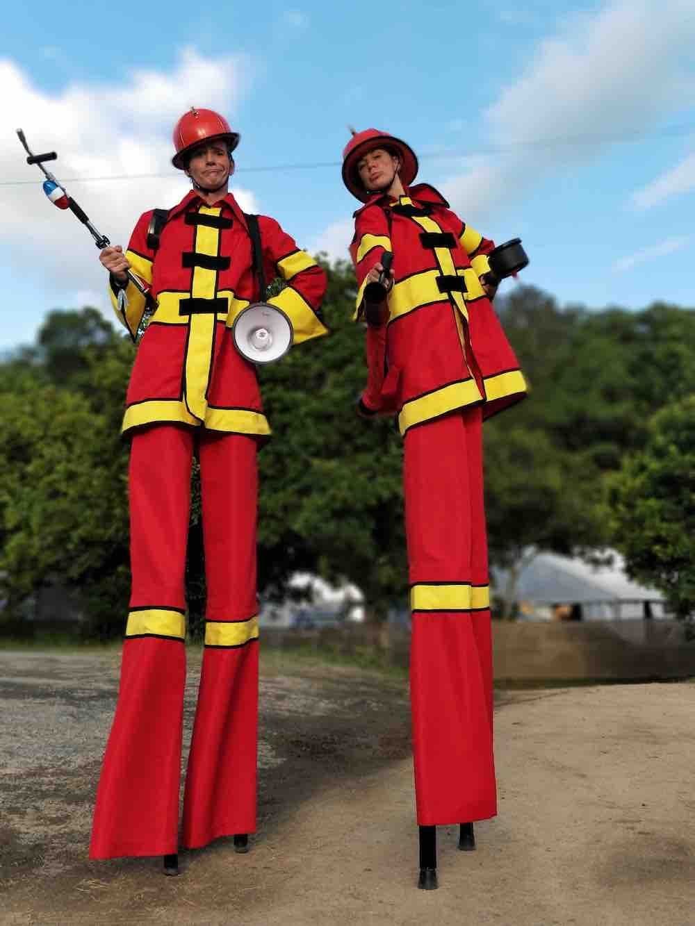 Stilt Fire Fighters