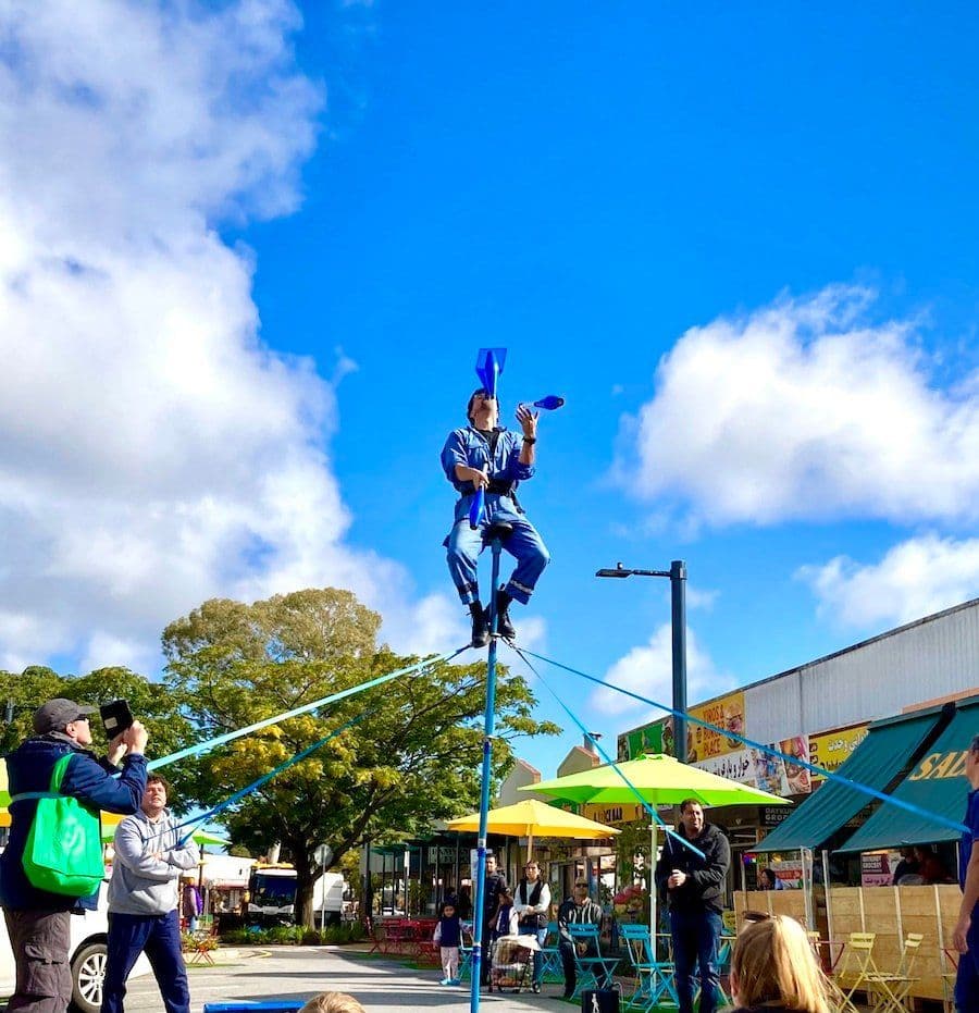 Big Blue Pole Show