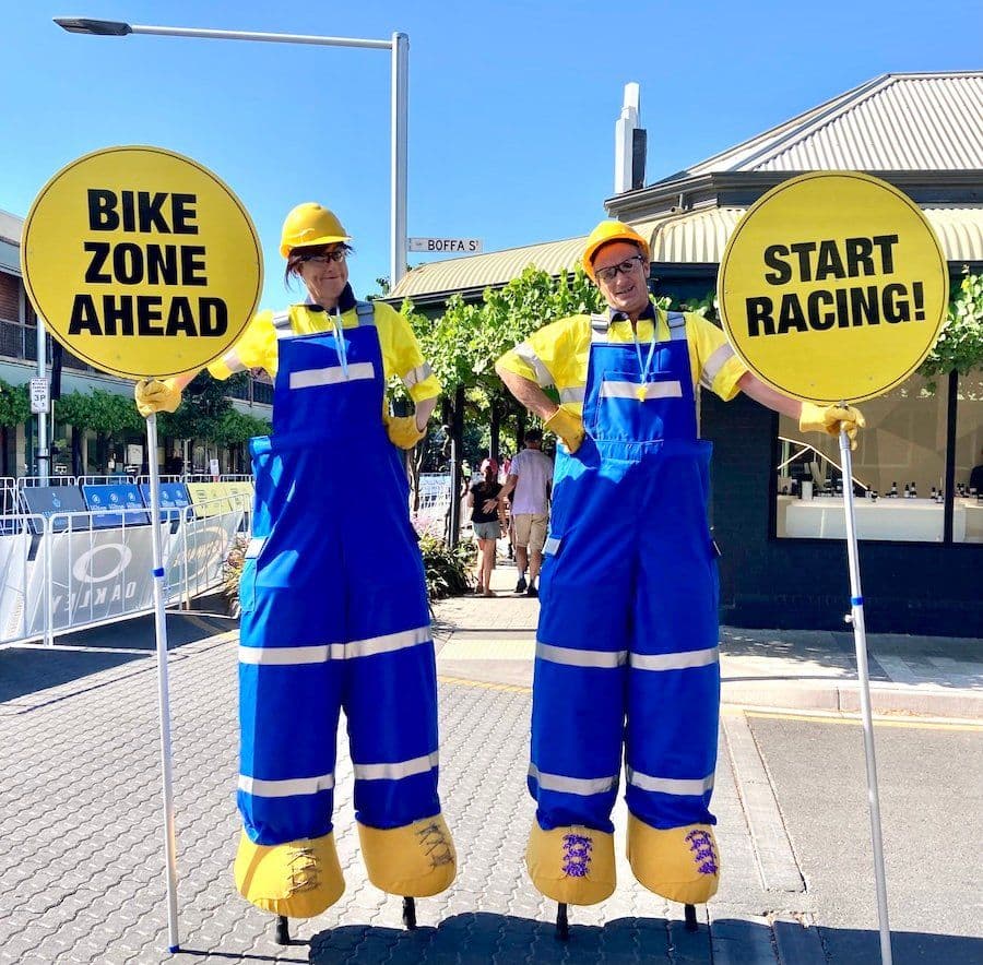 Stilt Traffic Controllers