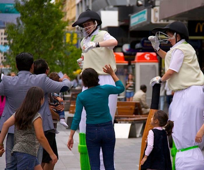 Stilt Cricketers