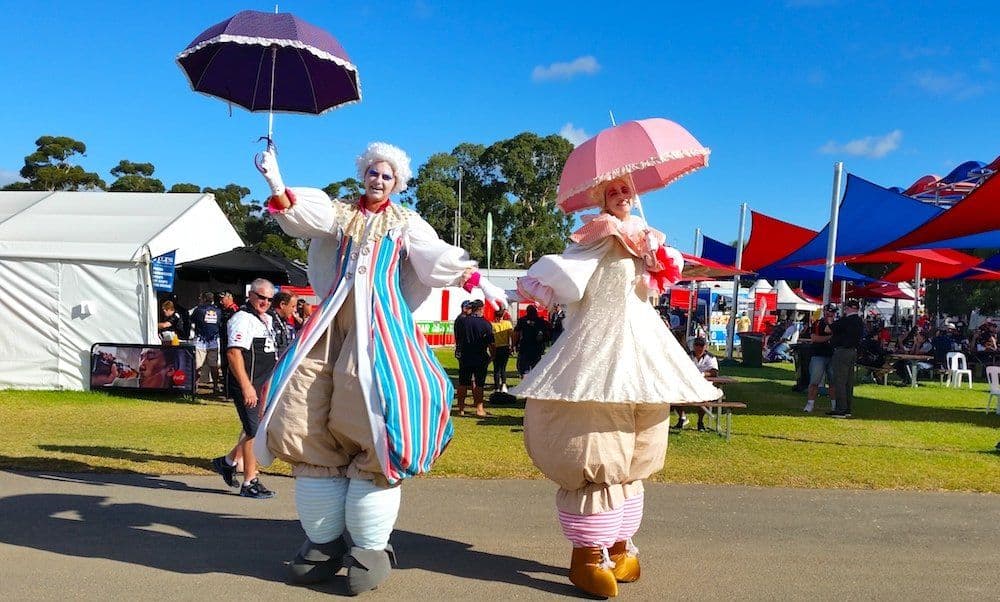 Sweet & Spice stilt walkers