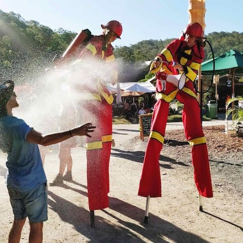 Stilt Fire Fighters