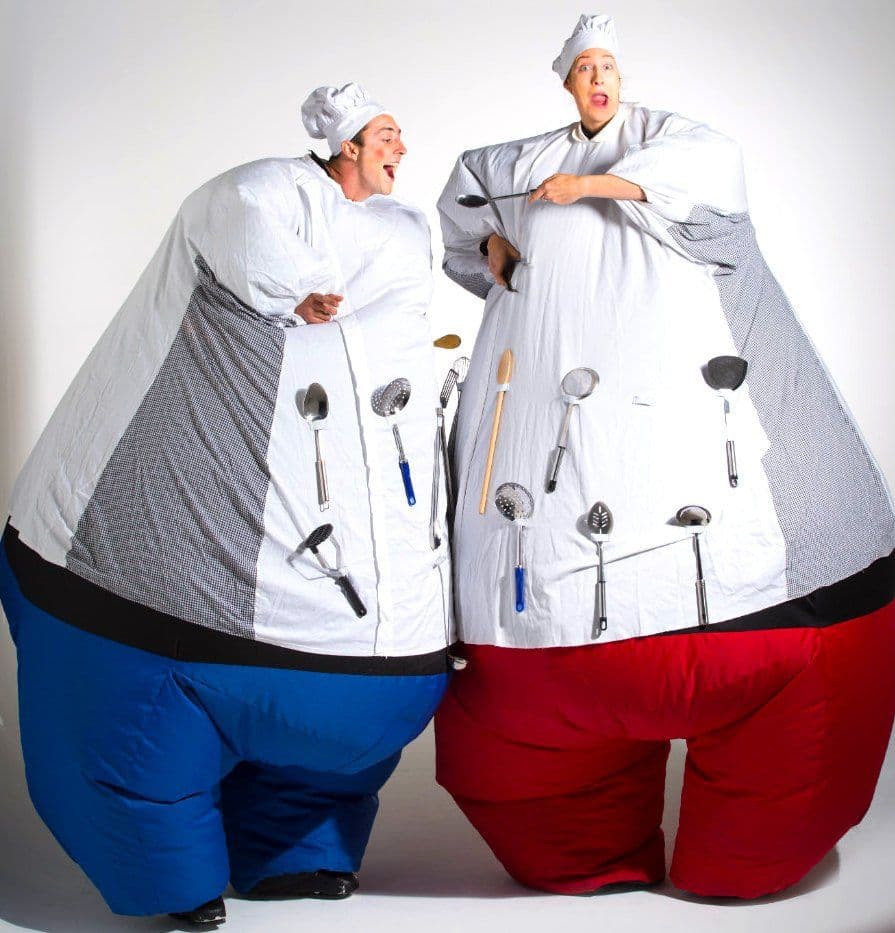 Giant Stilt Chefs