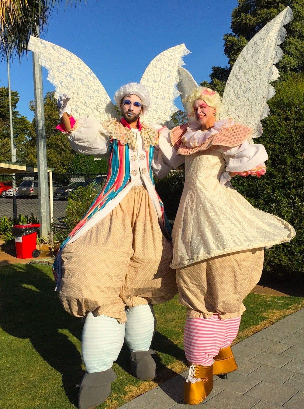 Sweet & Spice stilt walkers