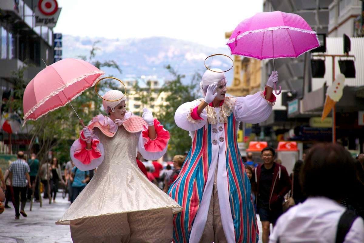 Sweet & Spice stilt walkers