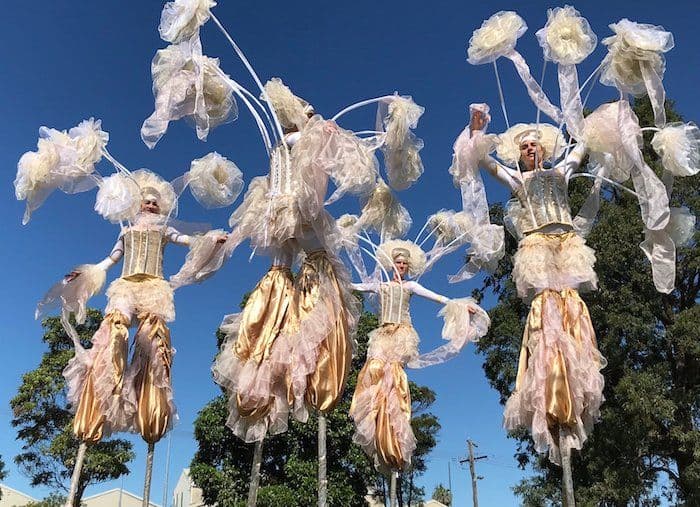 Golden Blossoms & Silver Butterflies – Stilts