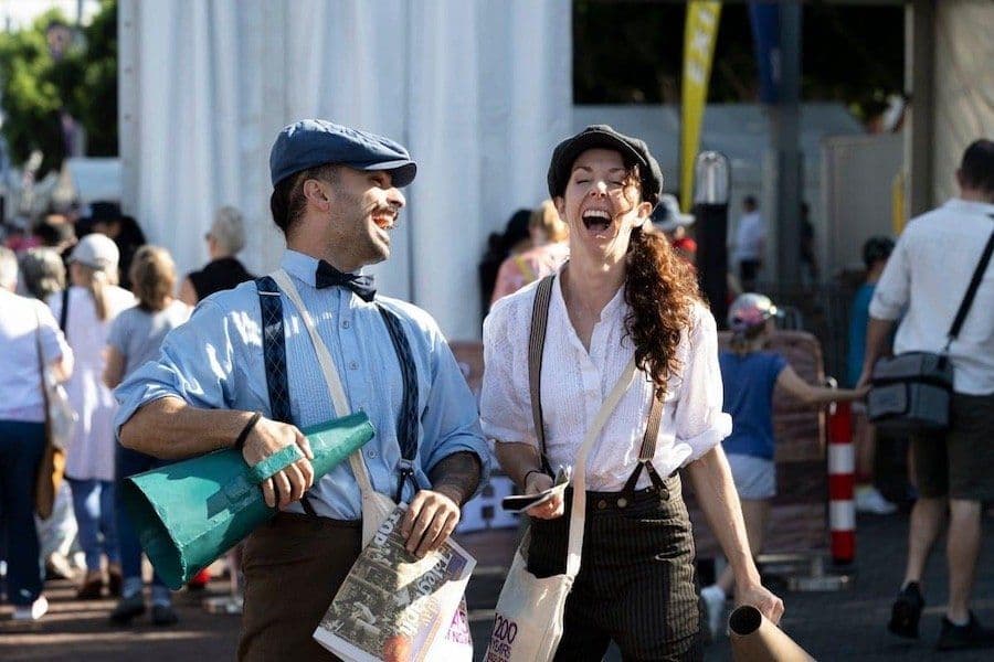 Vintage Newspaper Boys!
