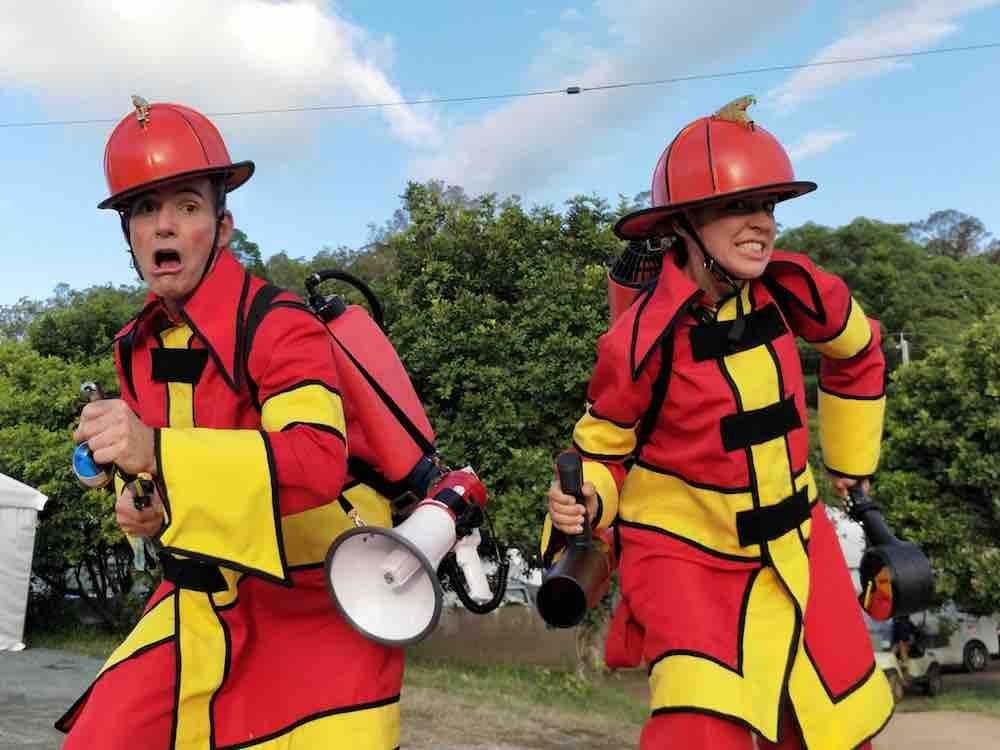 Stilt Fire Fighters