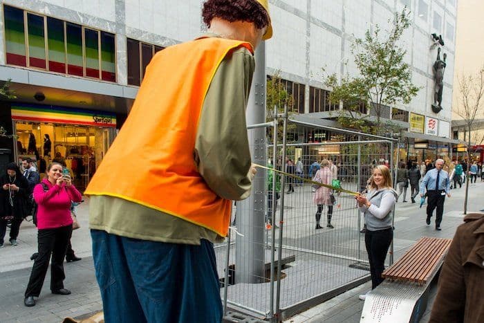 Construction Max the Giant Puppet