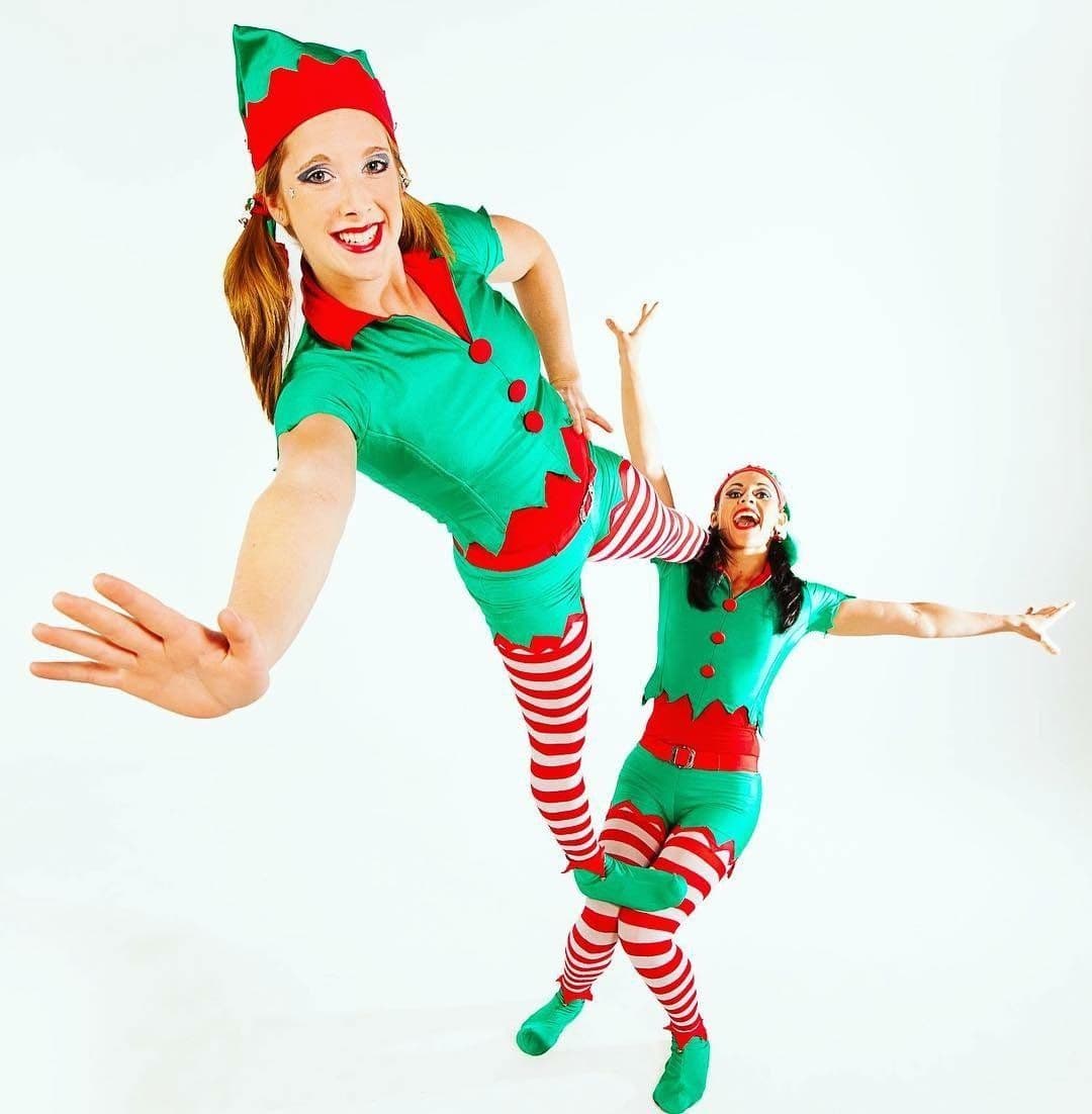 Acrobatic Christmas Elves