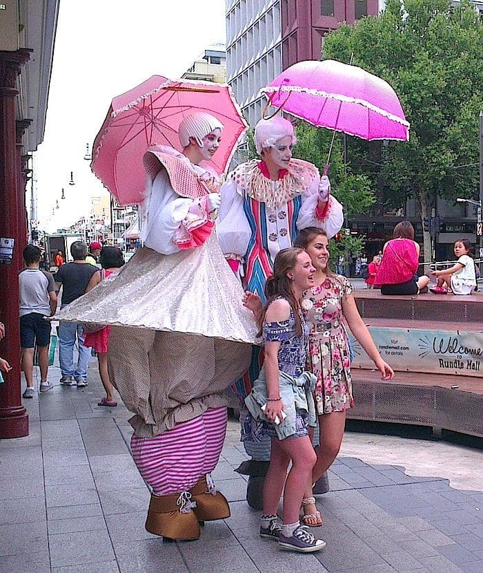 Sweet & Spice stilt walkers