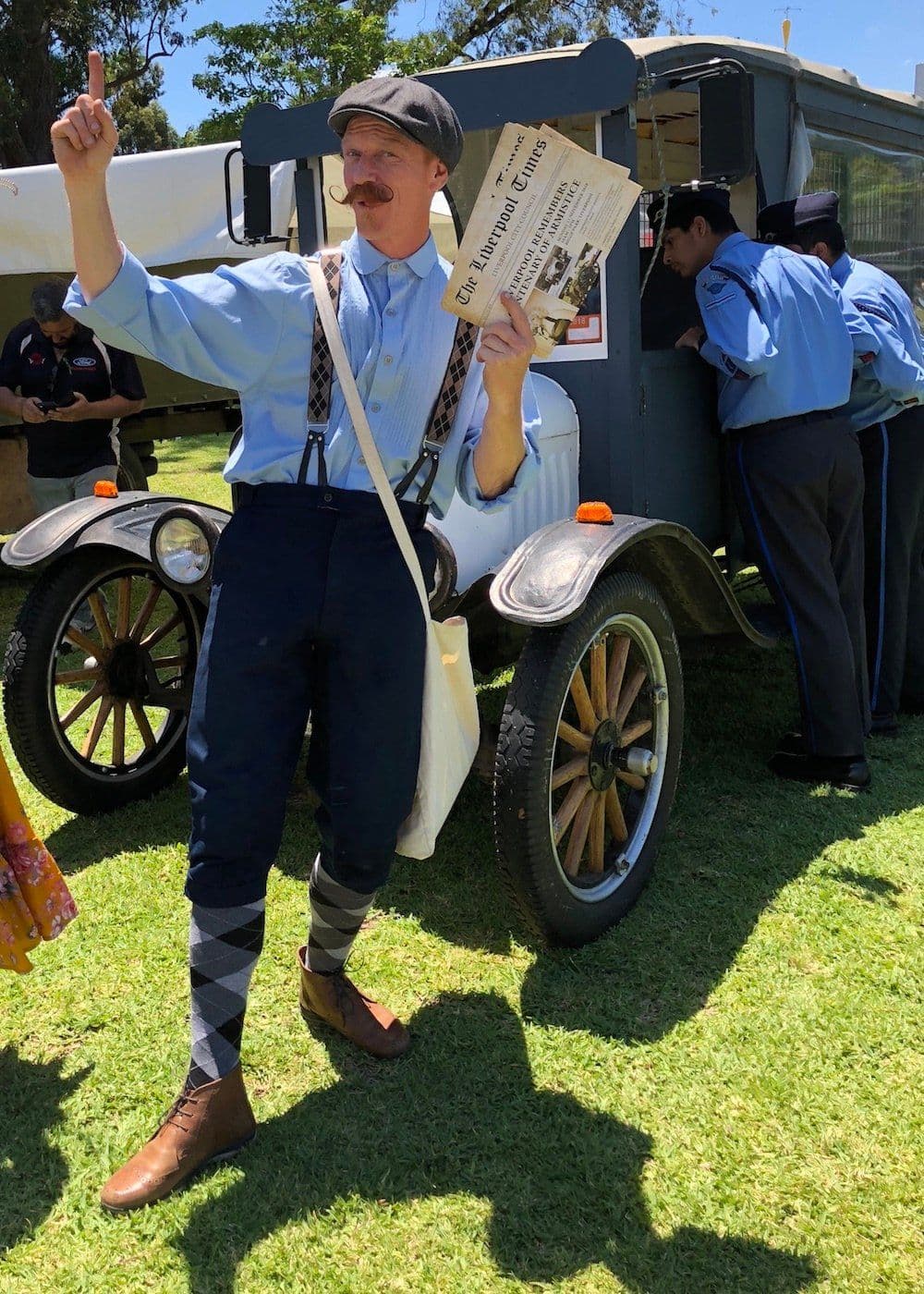 Vintage Newspaper Boys!