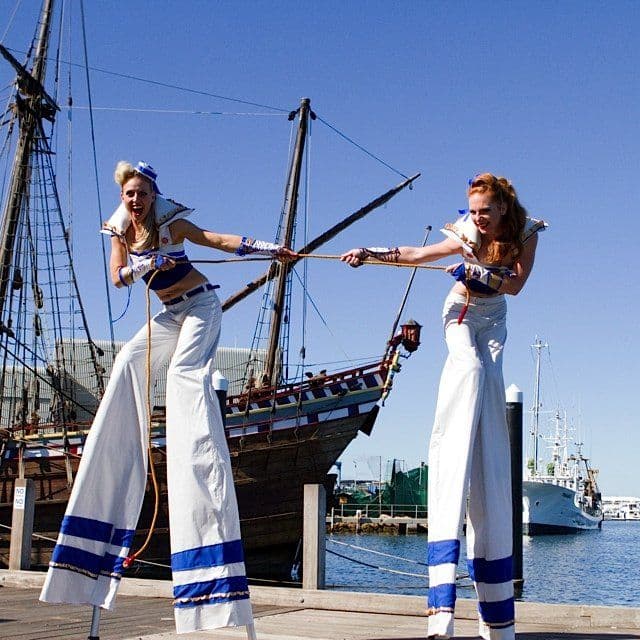 Seaside Stilt walkers