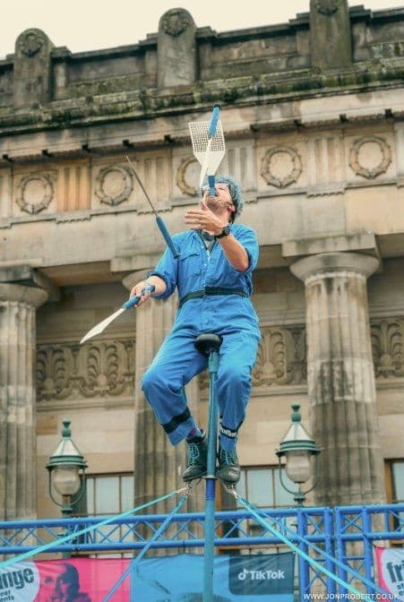 Big Blue Pole Show