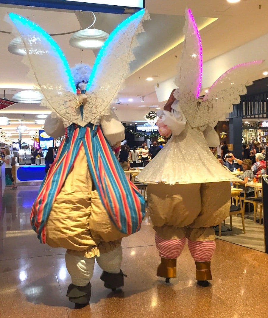 Sweet & Spice stilt walkers