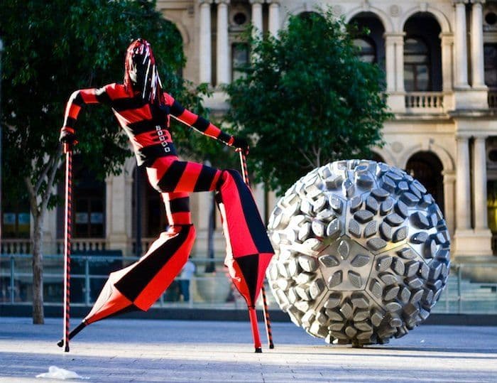 Brisbane Stilt walkers