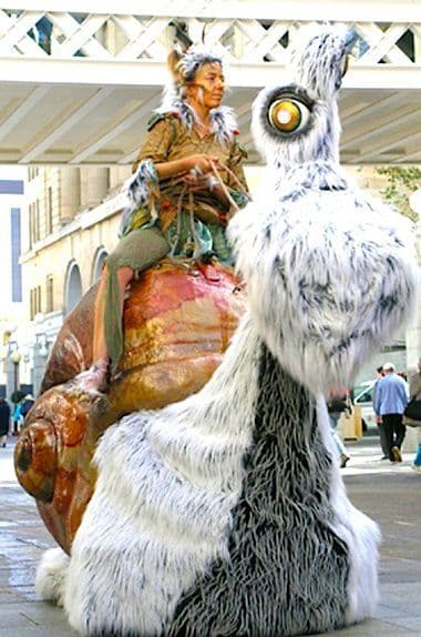 Giant Snail Puppets
