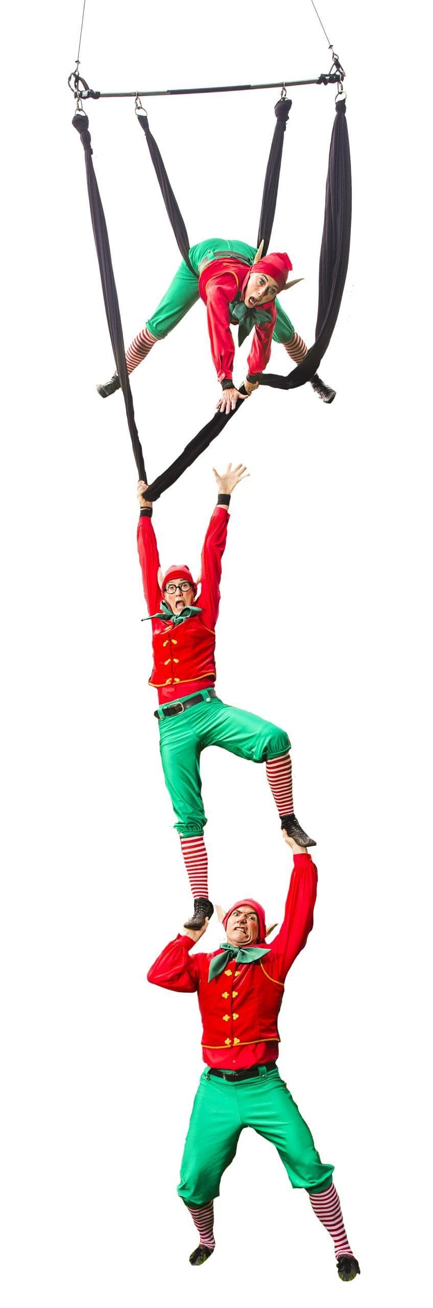Acrobatic Christmas Elves