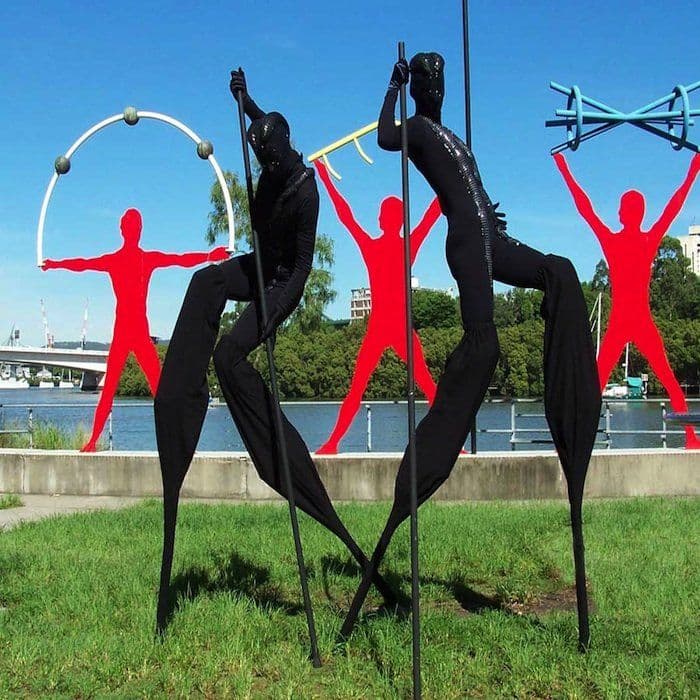 Brisbane Stilt walkers