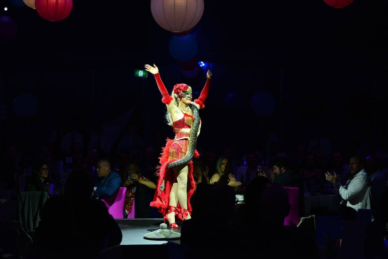 Vintage Burlesque & Snake