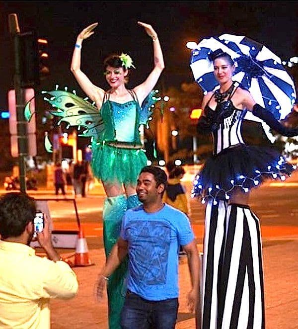 Brisbane Stilt walkers