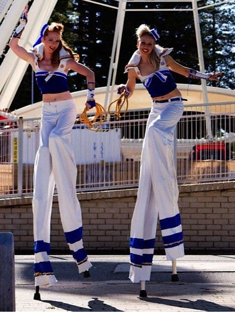 Seaside Stilt walkers