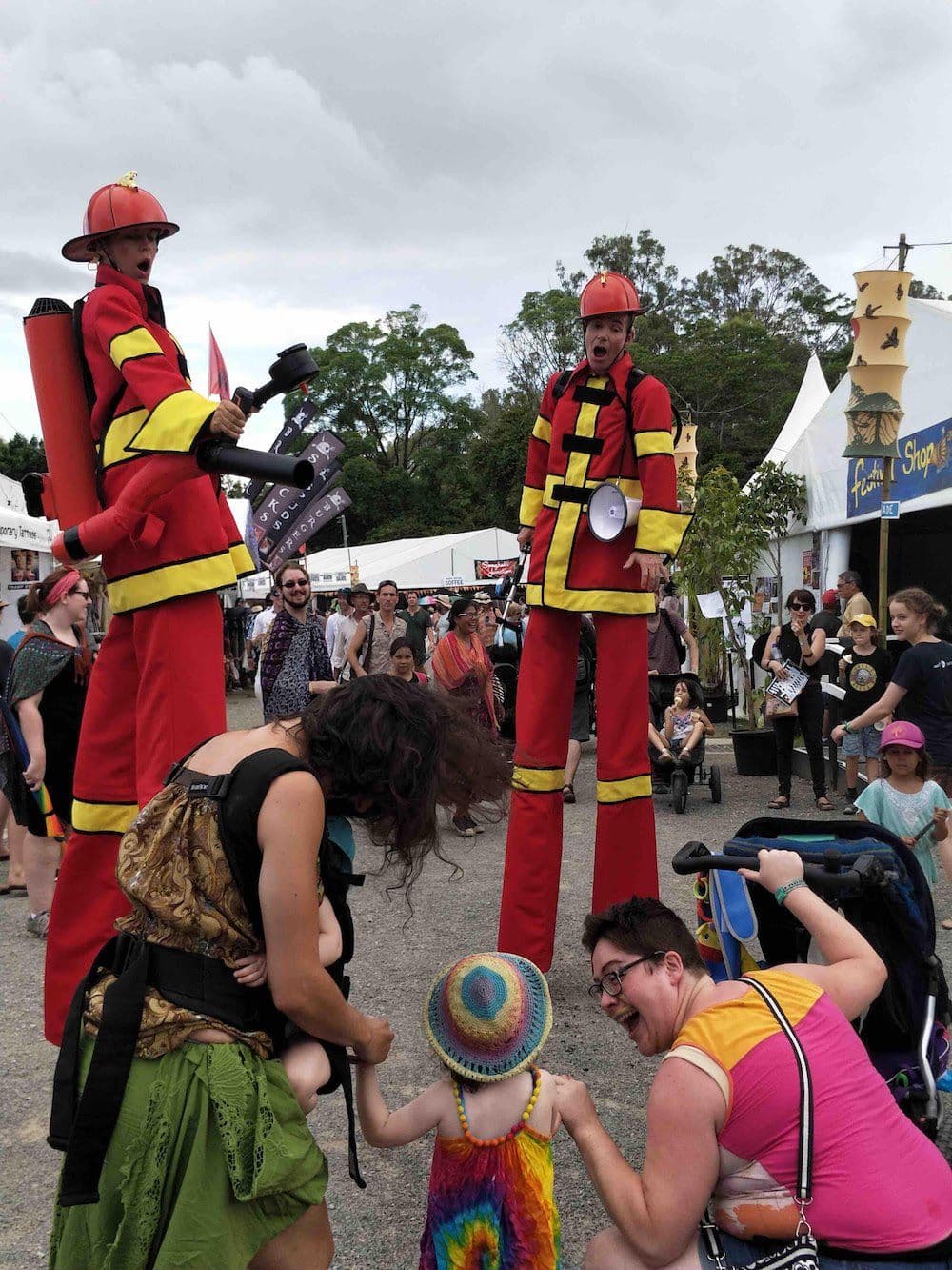 Stilt Fire Fighters