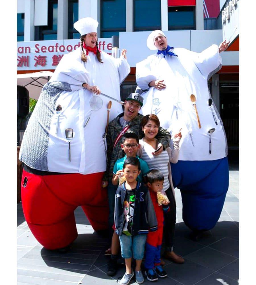 Giant Stilt Chefs