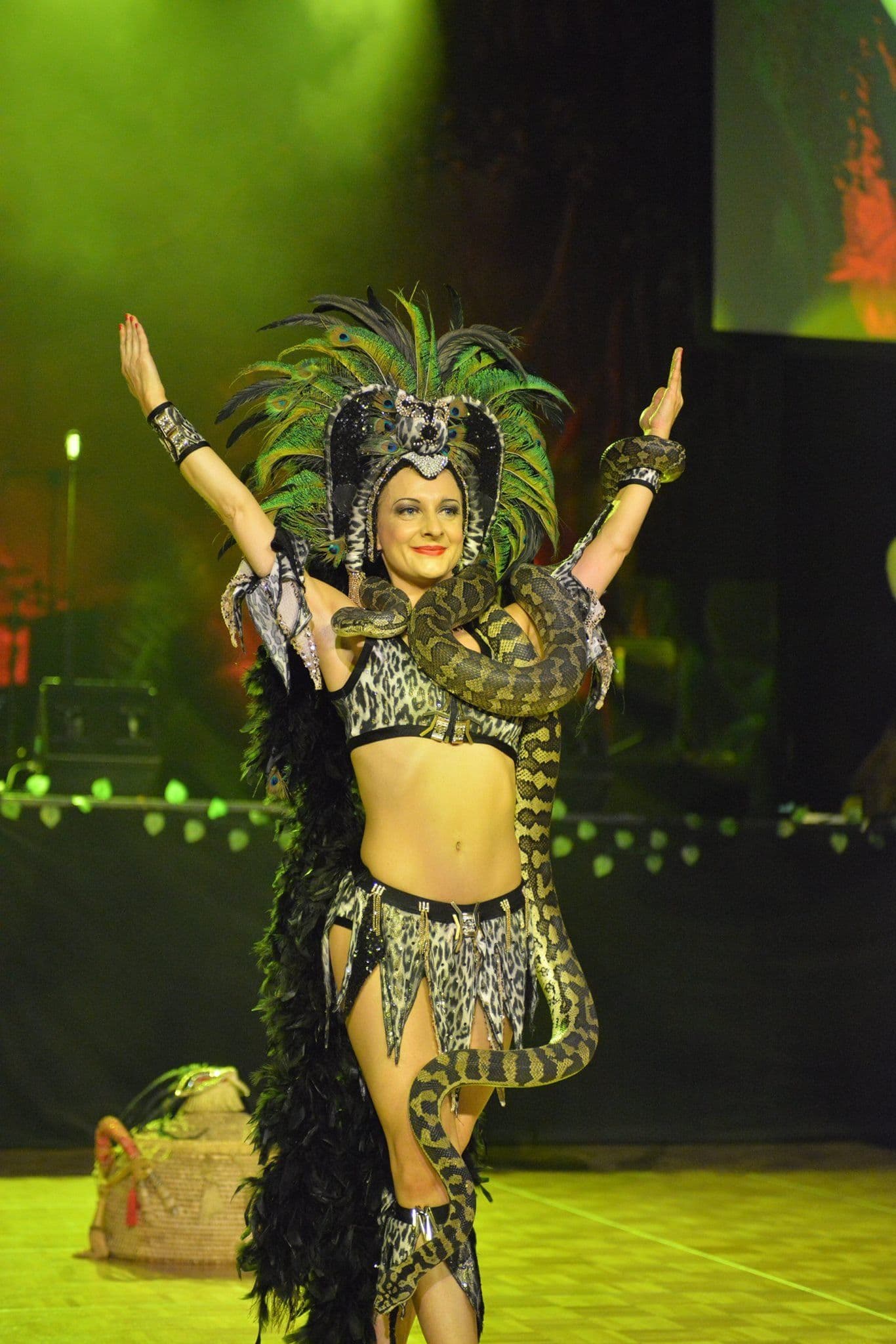 Vintage Burlesque & Snake