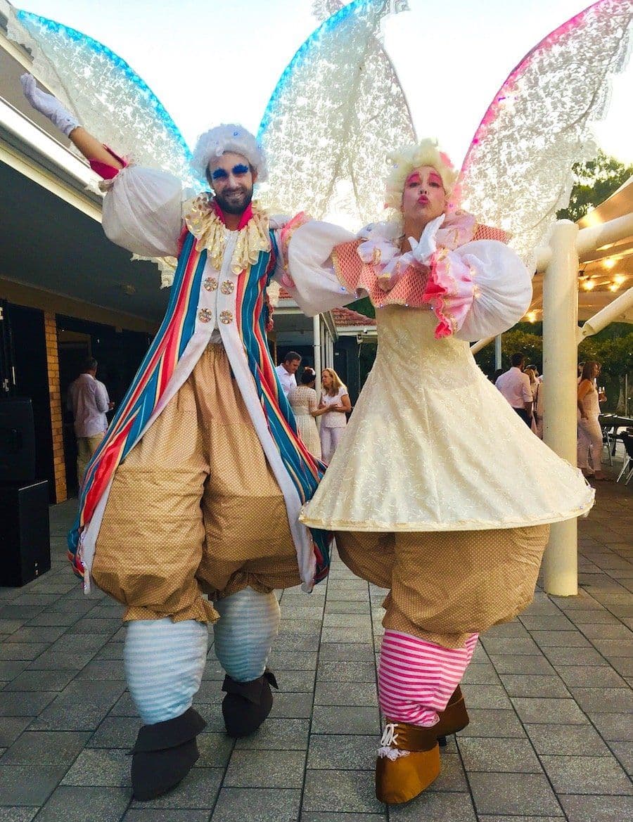 Sweet & Spice stilt walkers