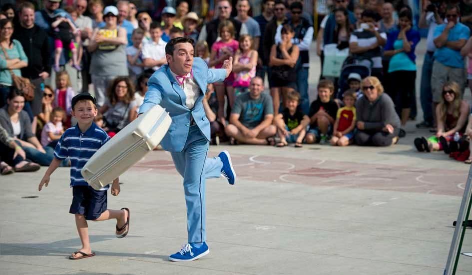 MC, circus & physical comedy