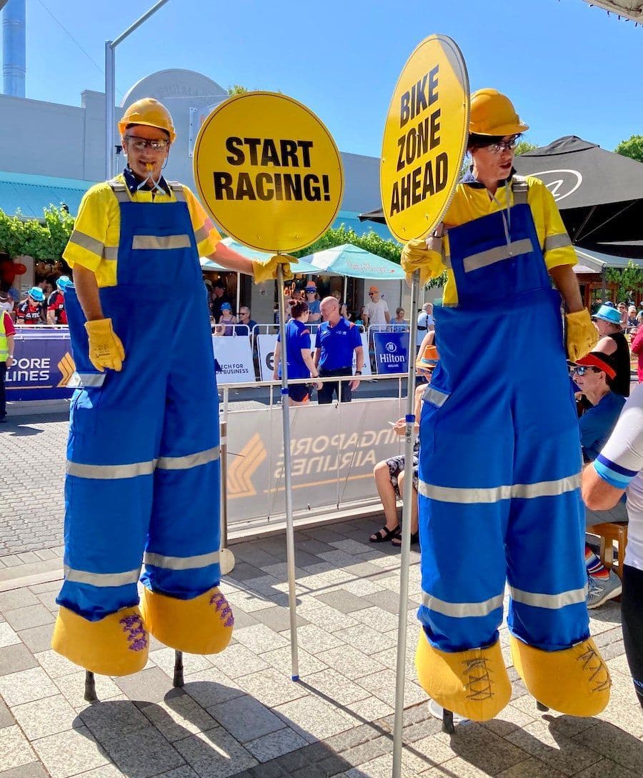 Stilt Traffic Controllers