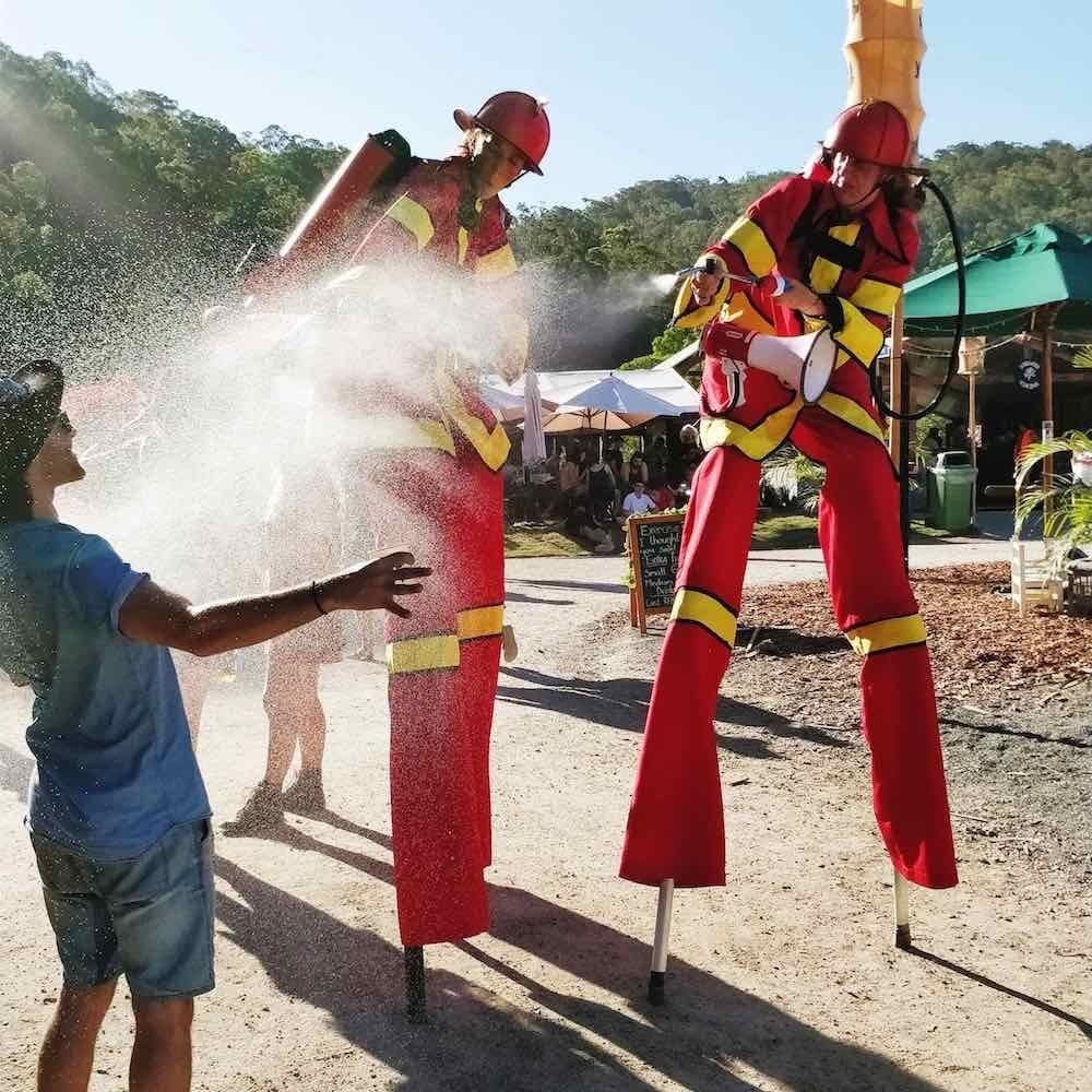 Stilt Fire Fighters