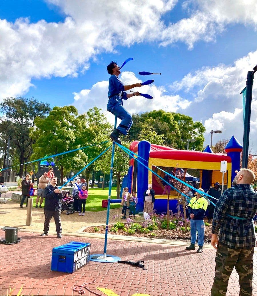 Big Blue Pole Show