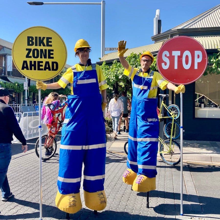 Stilt Traffic Controllers
