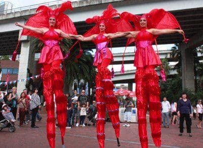 Themed Stiltwalkers