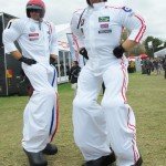 Stilt motor sport drivers