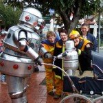 robot with baby robot